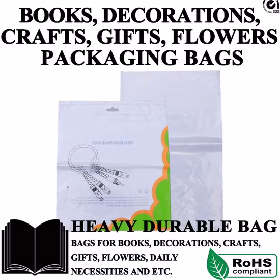 Exquisite Printing Open Window Compound Plastic Bag Special Shape Packing Bag