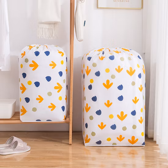 Sac de rangement pour vêtements de grande capacité en PEVA